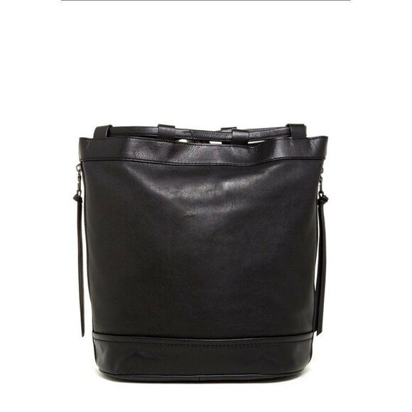 NWT KOOBA BLACK CANYON SLING BACKPACK - GENUINE LAMB LEATHER DOUBLE STRAP $398 - Picture 4 of 10